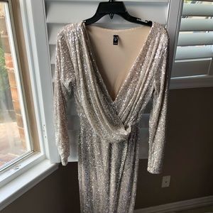 issa celebration glitter dress